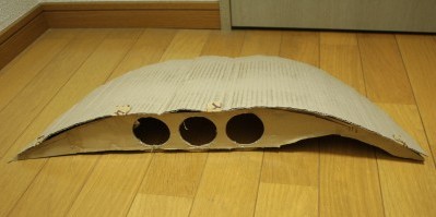ダンボールで試作